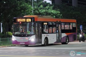 Bus 127A - SBS Transit Scania K230UB Euro V (SBS8589S)