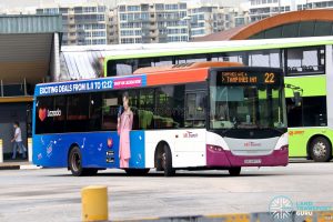 Bus 22 - SBS Transit Scania K230UB Euro V (SBS8872Z)