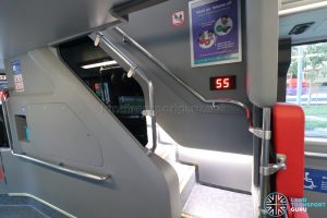 Yutong E12DD - Interior (Staircase from Lower Deck)