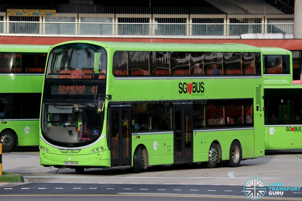 Bus 41 - Tower Transit Volvo B9TL Wright (SBS3353M)