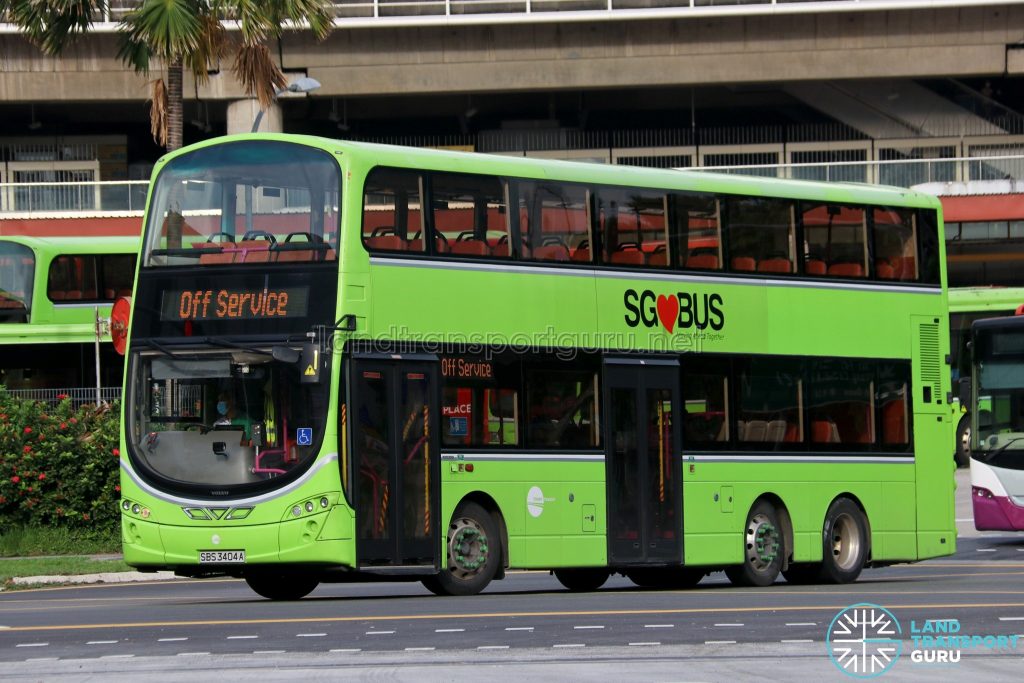 Off Service - Tower Transit Volvo B9TL Wright (SBS3404A)