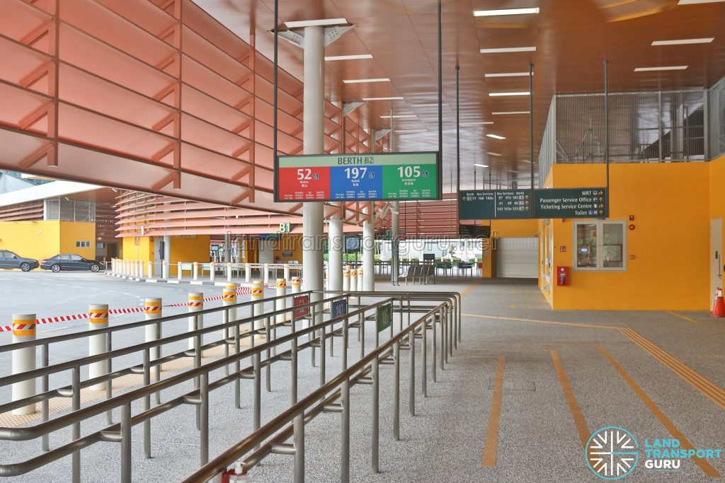 Relocated Jurong East Bus Interchange - Concourse & Berth B2