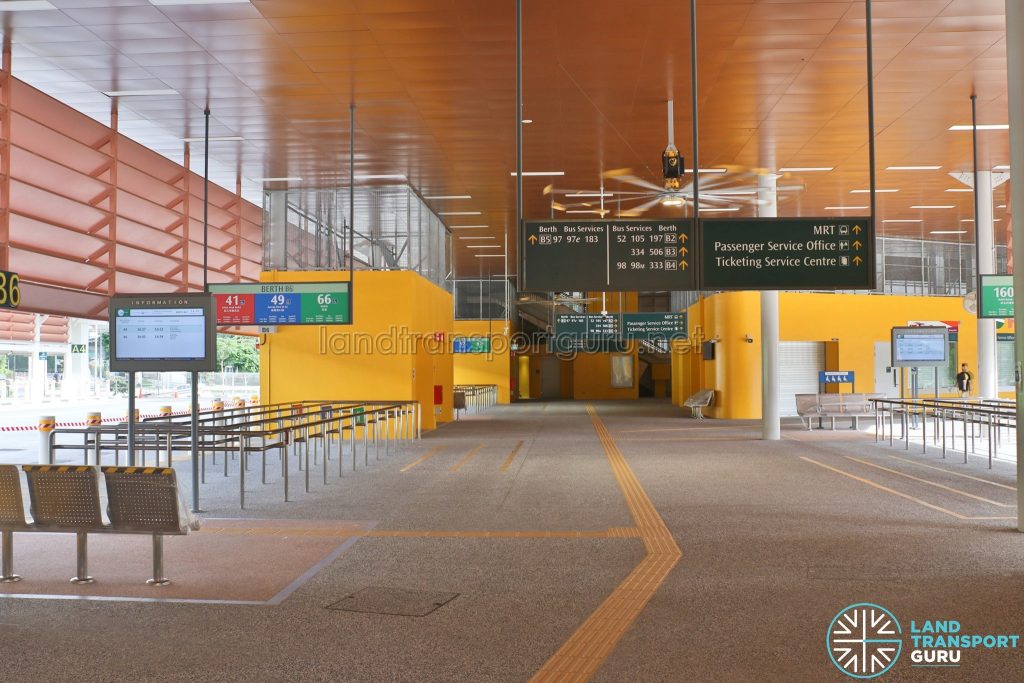 Relocated Jurong East Bus Interchange - Concourse