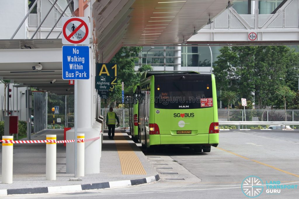 Relocated Jurong East Bus Interchange - Alighting Berths