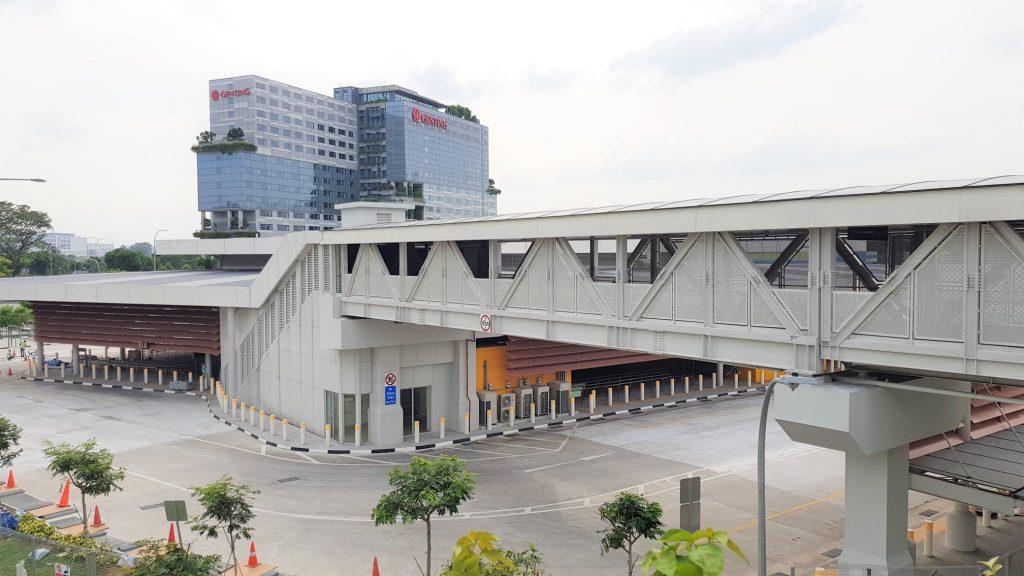 Overhead Bridge to Relocated Jurong East Bus Interchange (Image: Land Transport Authority)
