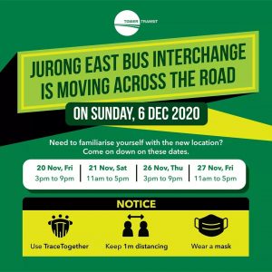 [Removed Poster] Tower Transit Relocated Jurong East Bus Interchange Open House Poster