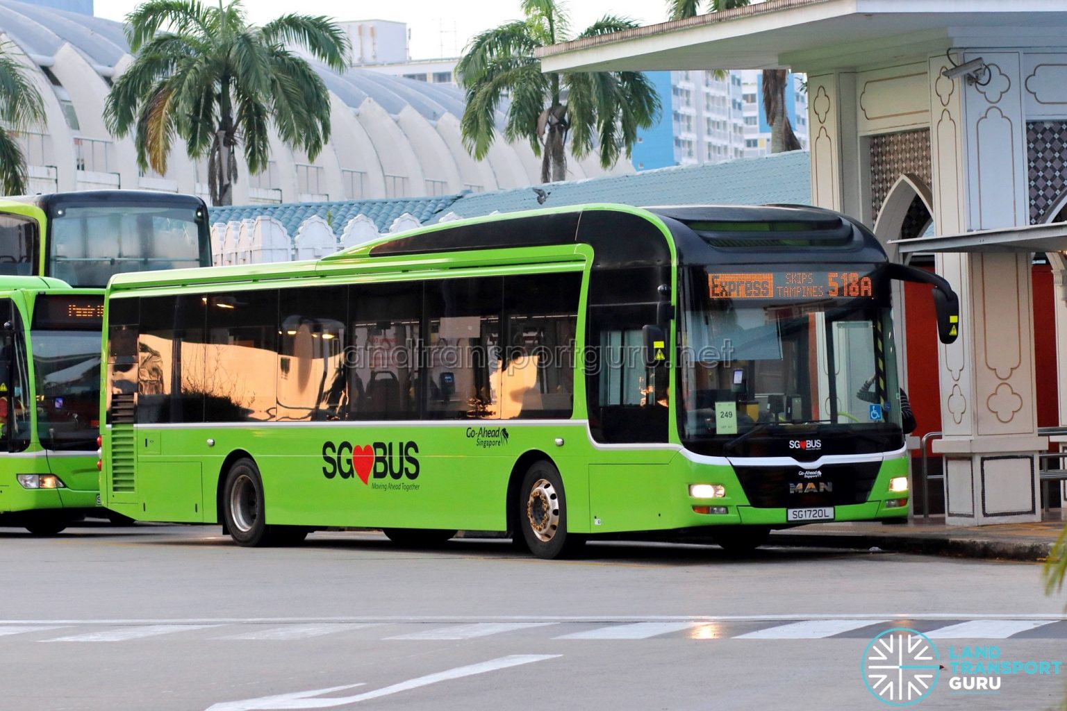 Bus 518A – Go-Ahead Singapore MAN A22 (SG1720L) | Land Transport Guru