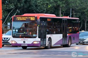 Bus 160 - SBS Transit Mercedes-Benz Citaro (SBS6672Y)