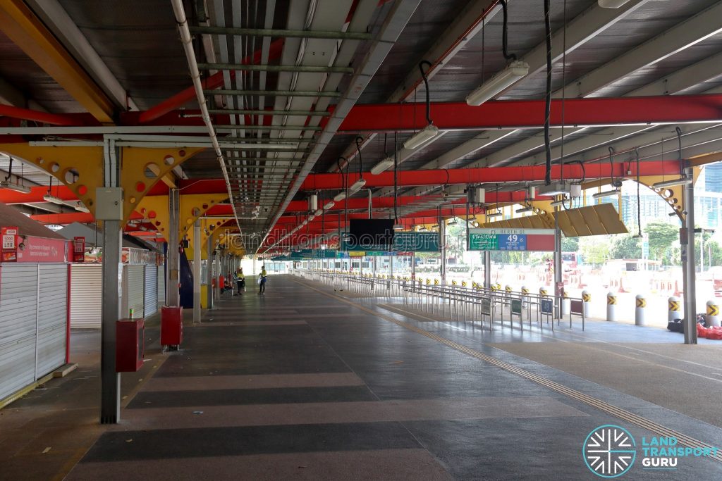 Defunct Jurong East Temporary Bus Interchange - Concourse