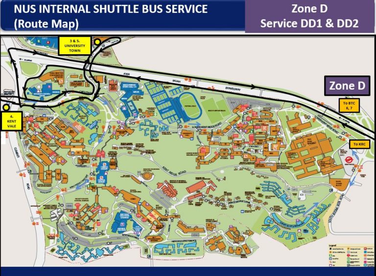 NUS ISB DD – Route Map (Kent Ridge) | Land Transport Guru