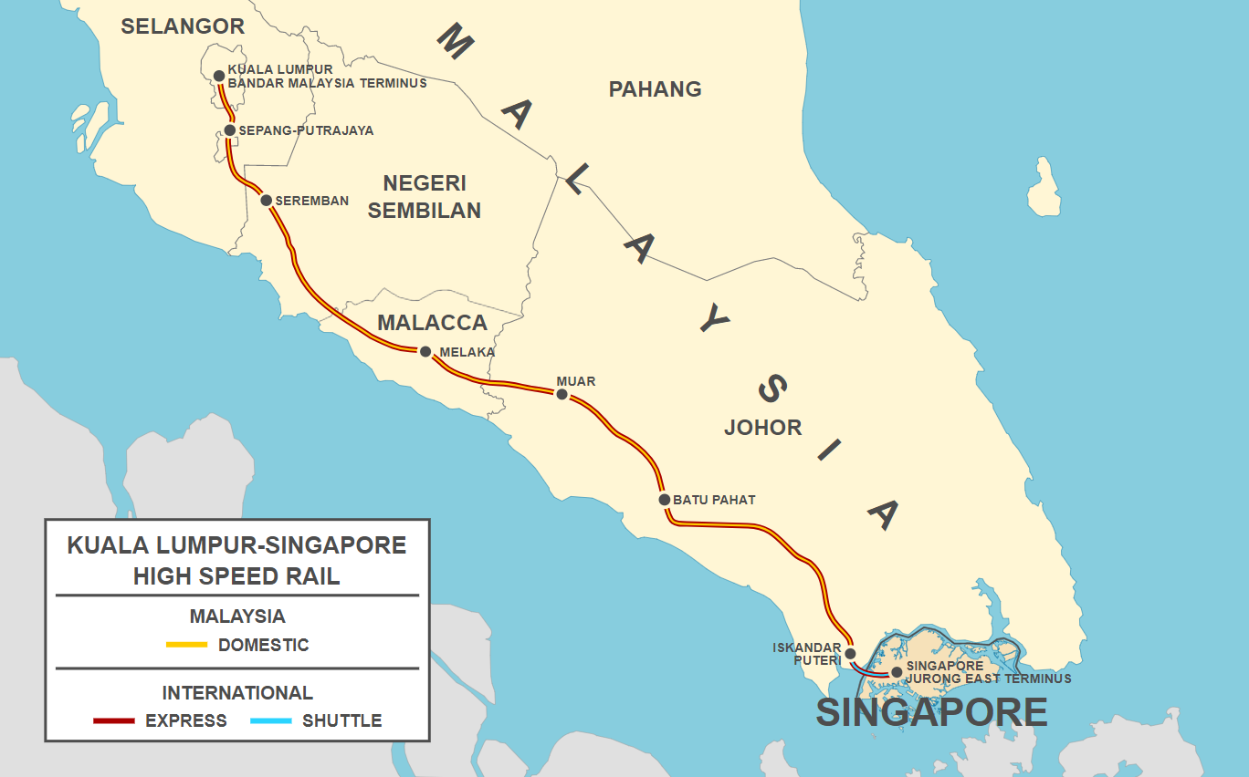 Singaporekuala Lumpur High Speed Rail Land Transport Guru