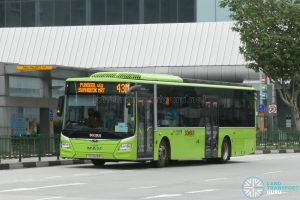 Bus 43M - Go-Ahead MAN A22 (SG1843R)