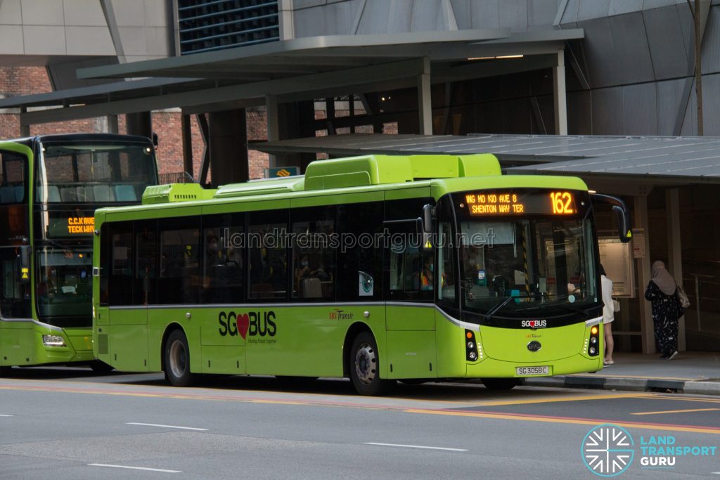 Bus 162: SBS Transit BYD K9 (SG3058C)