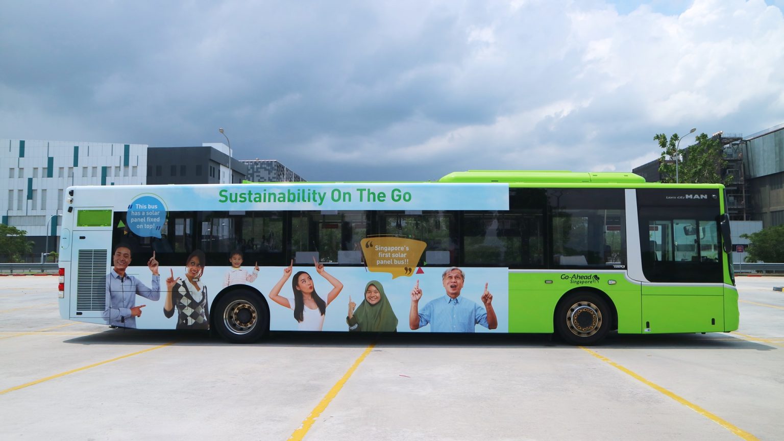 Solar Panels Installed On 2 Go-Ahead Singapore Buses – Special Livery ...