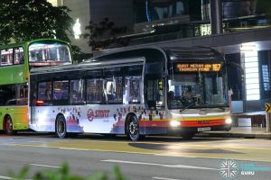 Bus 167 - SMRT Buses MAN A22 (SMB1488E)
