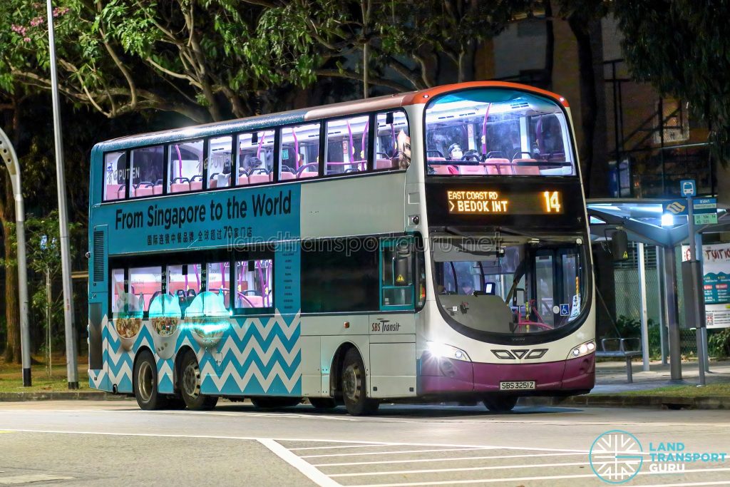 Bus 14 - SBS Transit Volvo B9TL Wright (SBS3251Z)