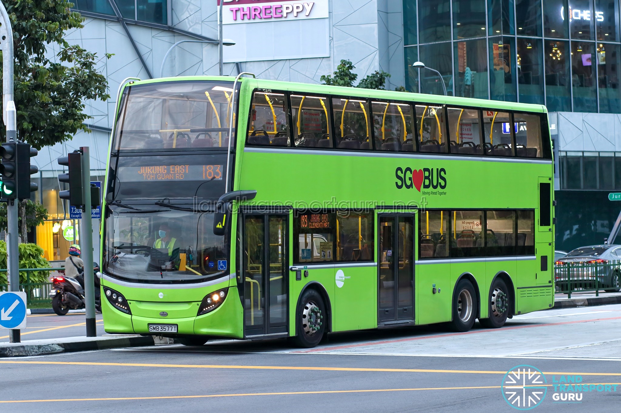 Bus 183 – Tower Transit Alexander Dennis Enviro500 (SMB3577T) | Land Guru