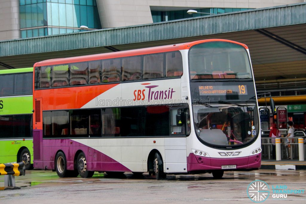 Bus 19 - SBS Transit Volvo B9TL Wright (SBS3601Y)