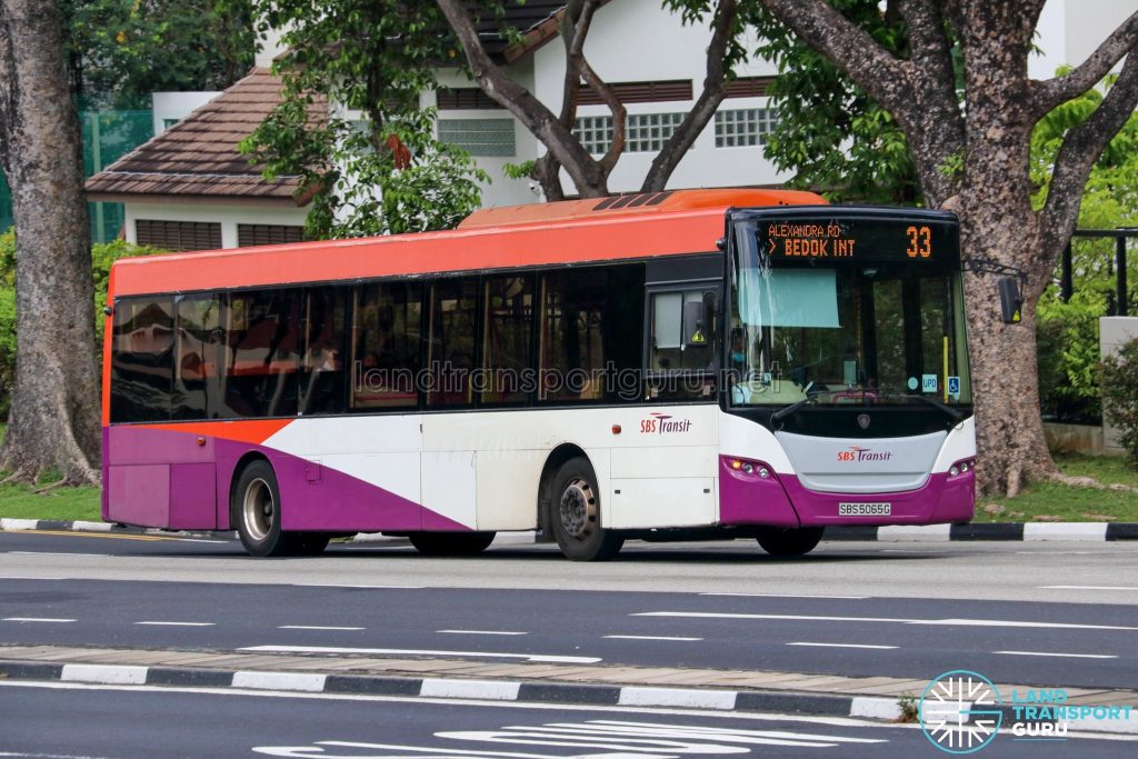 Bus 33 - SBS Transit Scania K230UB Euro V (SBS5065G)