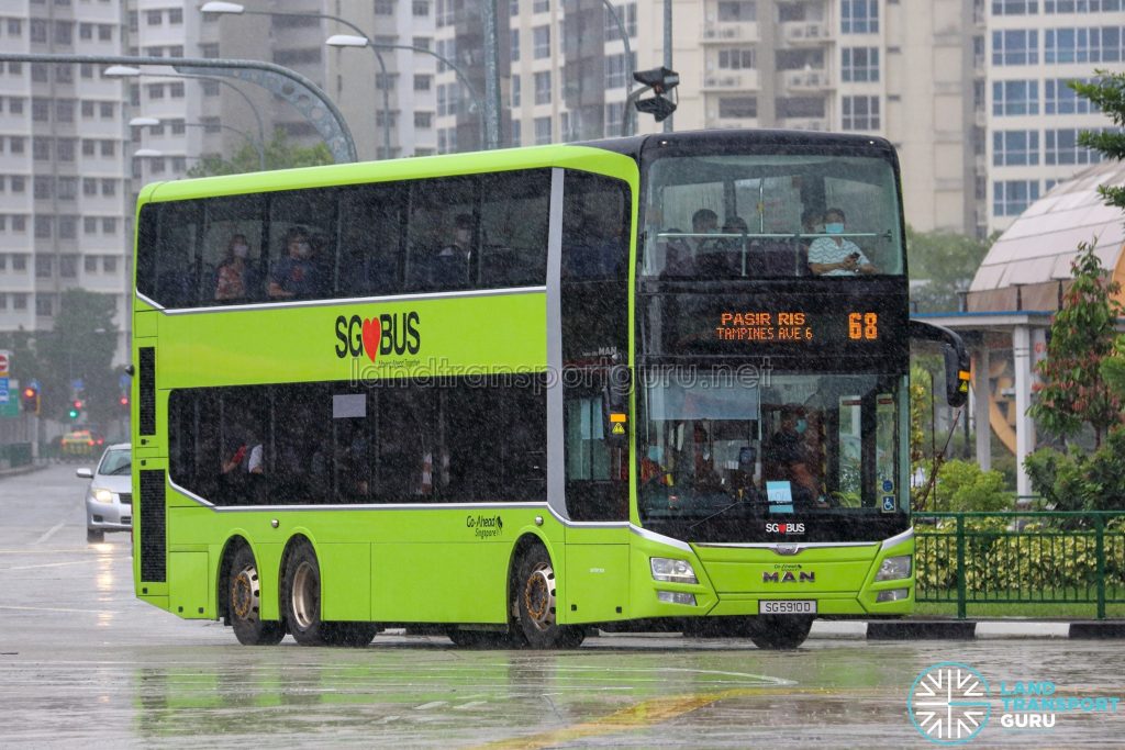 Bus 68 - Go-Ahead Singapore MAN A95 Euro 5 (SG5910D)