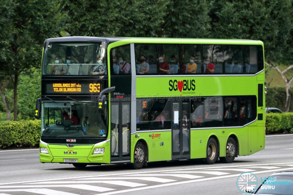 Bus 963 - SMRT MAN A95 Euro 6 (SG5986K)Bus 963 - SMRT MAN A95 Euro 6 (SG5986K)