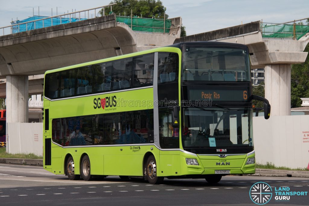 Bus 6 - Go-Ahead MAN Lion's City DD A95 (SG6095A)
