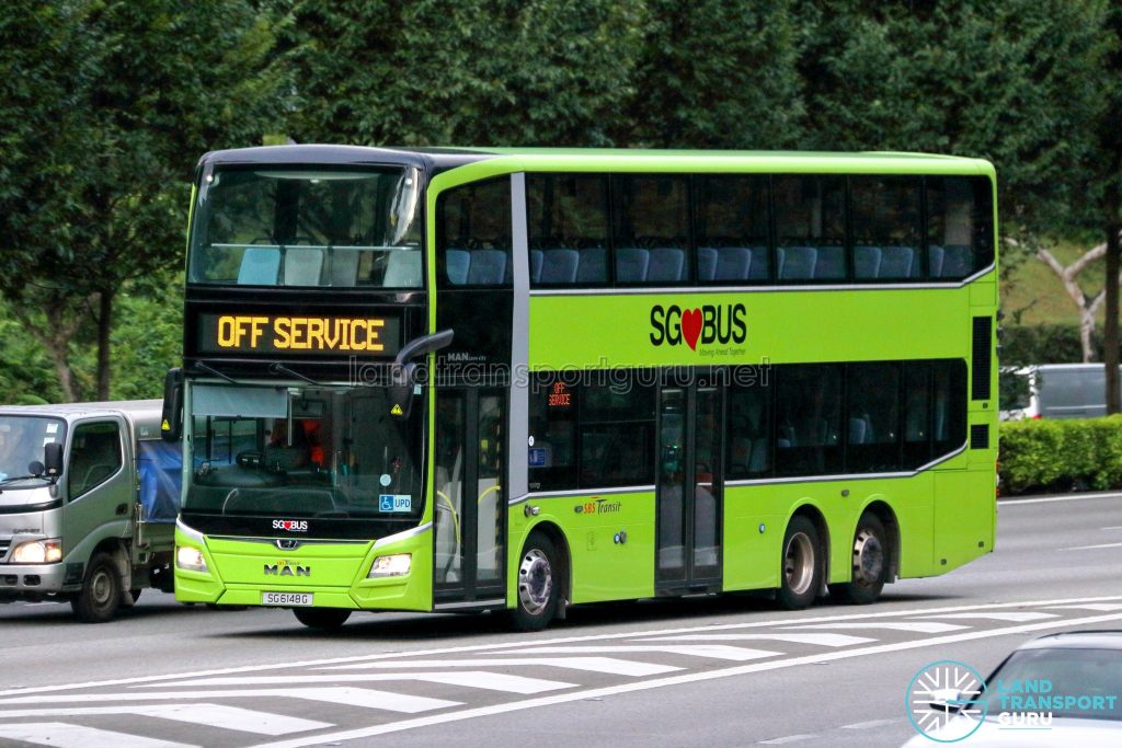 Off Service - SBS Transit MAN A95 Euro 6 (SG6148G)
