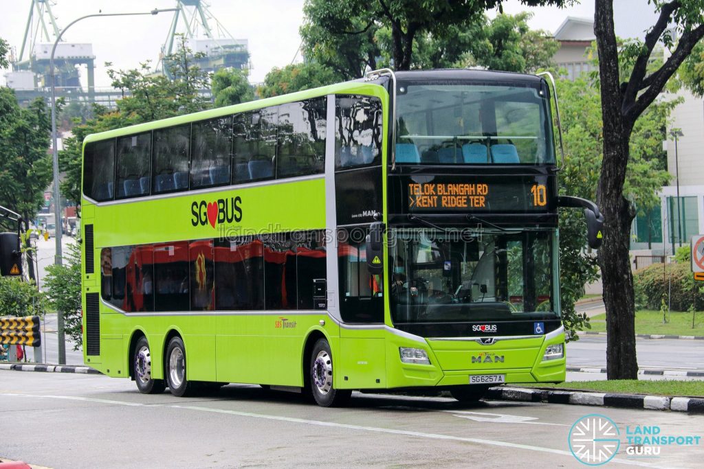 Bus 10 - SBS Transit MAN A95 Euro 6 (SG6257A)