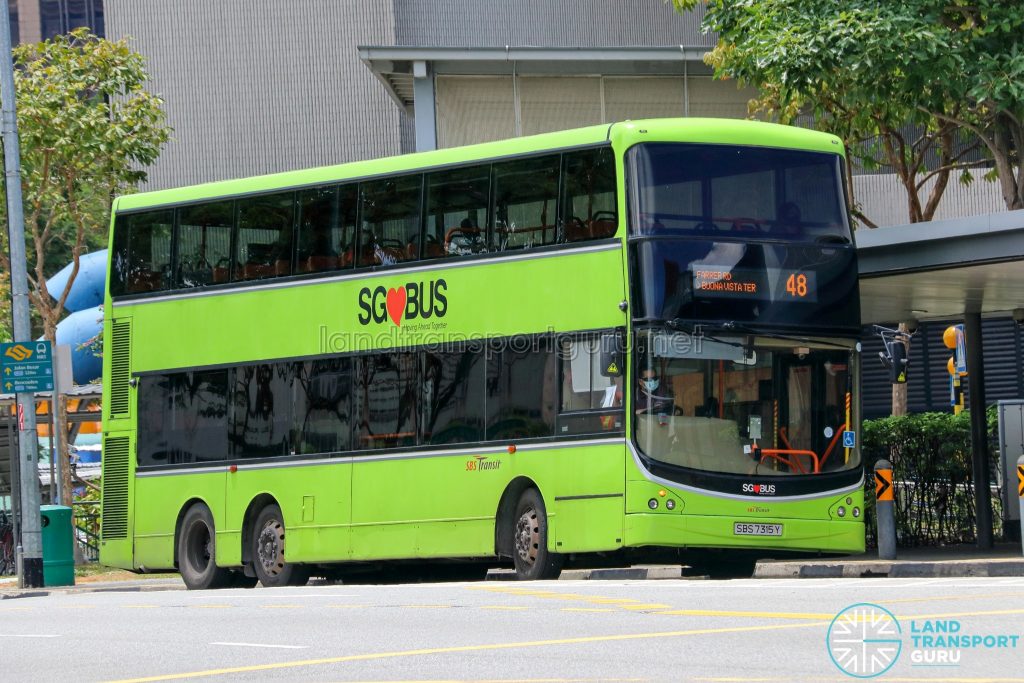 Bus 48 - SBS Transit Volvo B9TL CDGE (SBS7315Y)