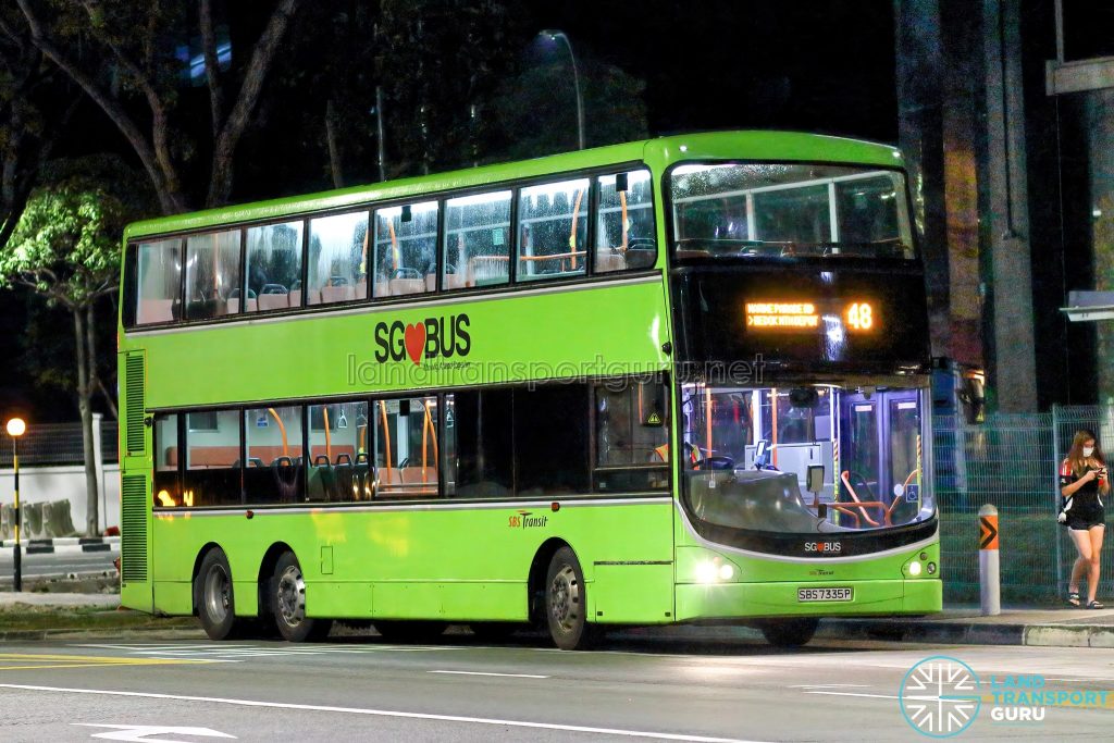 Bus 48 - SBS Transit Volvo B9TL CDGE (SBS7335P)