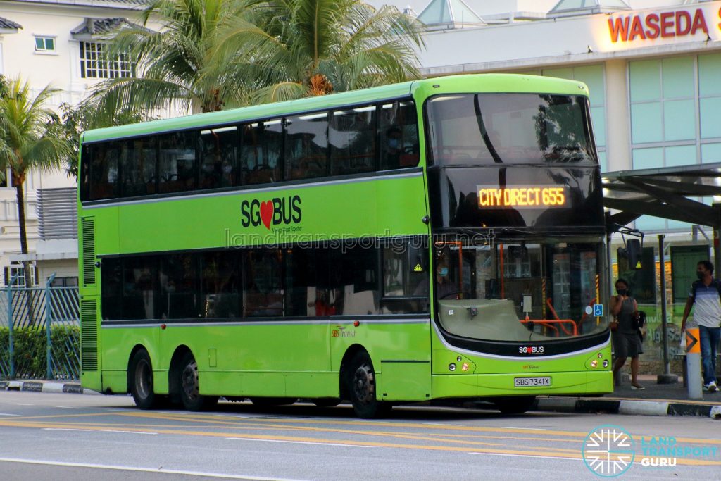 City Direct 655 - SBS Transit Volvo B9TL CDGE (SBS7341X)