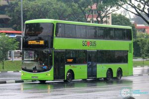 Bus 201 - SBS Transit Volvo B9TL CDGE (SBS7348C)