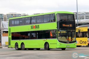 Bus 22 - SBS Transit Volvo B9TL CDGE (SBS7447A)