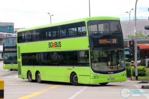Bus 23 - SBS Transit Volvo B9TL CDGE (SBS7460K)
