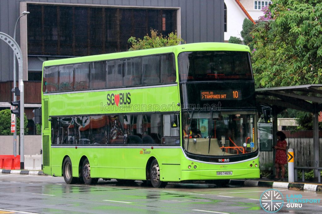 Bus 10 - SBS Transit Volvo B9TL CDGE (SBS7469L)