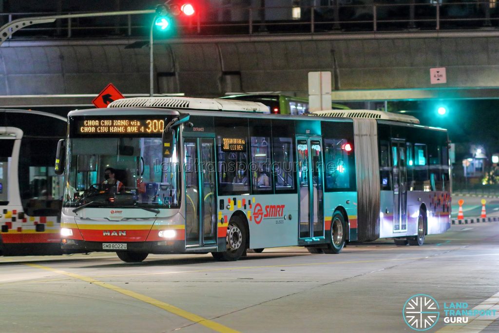 Bus 300 - SMRT Buses MAN A24 (SMB8022U)