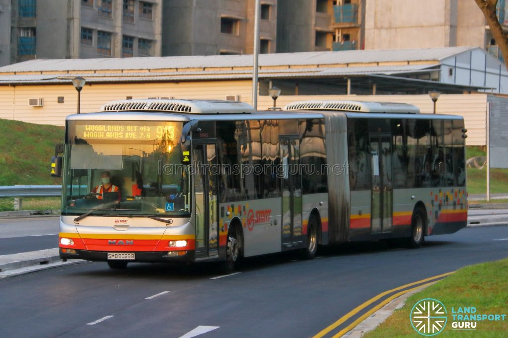 Bus 913 - SMRT Buses MAN A24 (SMB8029B)