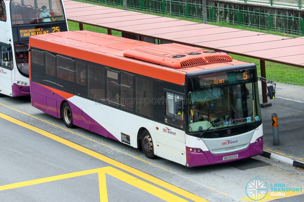Bus 5 - SBS Transit Scania K230UB Euro IV (SBS8120K)