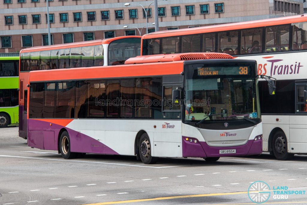 Bus 38 - SBS Transit Scania K230UB Euro IV (SBS8155K)