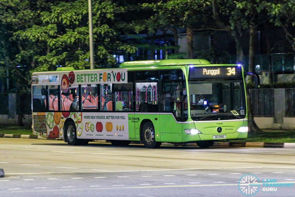 Bus 34 - Go-Ahead Singapore Mercedes-Benz Citaro (SG1018G)