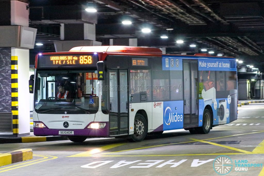 Bus 858 - SMRT Buses Mercedes-Benz Citaro (SG1040R)
