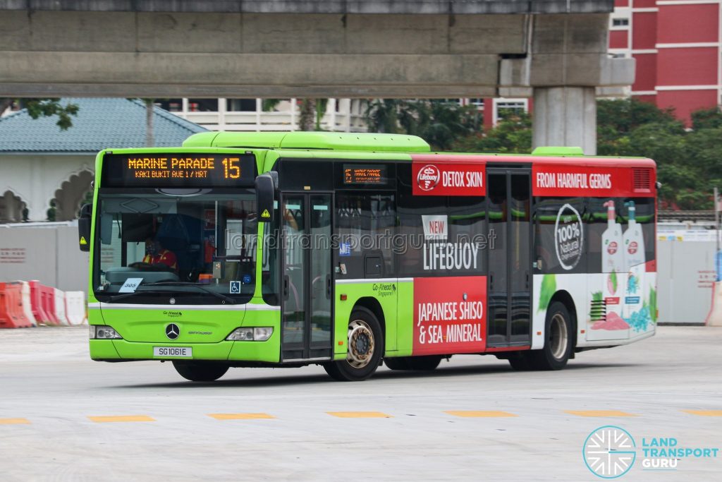 Bus 15 - Go-Ahead Singapore Mercedes-Benz Citaro (SG1061E)