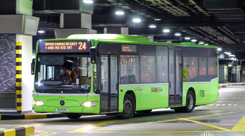 Bus 24 - SBS Transit Mercedes-Benz Citaro (SG1159H)