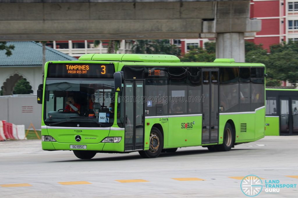 Bus 3 - Go-Ahead Singapore Mercedes-Benz Citaro (SG1195C)