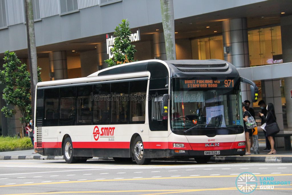Bus 971 - SMRT Buses MAN A22 (SMB1328J)