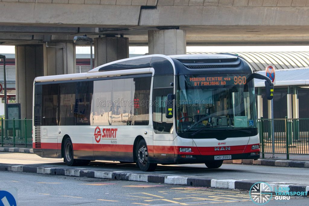 Bus 960 - SMRT Buses MAN A22 (SMB1399D)