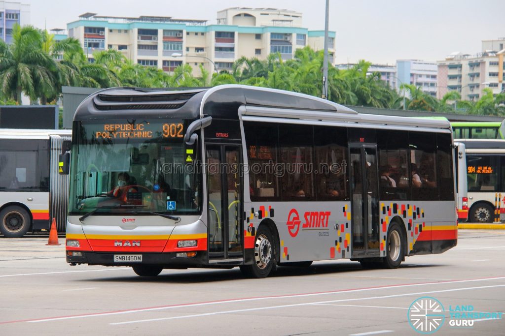 Bus 902 - SMRT Buses MAN A22 (SMB1450M)
