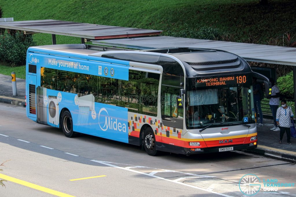 Bus 190 - SMRT Buses MAN A22 (SMB1501A)