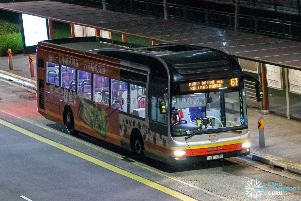 Bus 61 - SMRT Buses MAN A22 (SMB1587C)