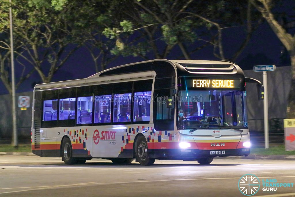 Ferry Service - SMRT Buses MAN A22 (SMB1648K)